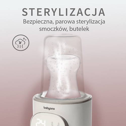 Babyono - 1599 Elektroniczny podgrzewacz pokarmu i sterylizator